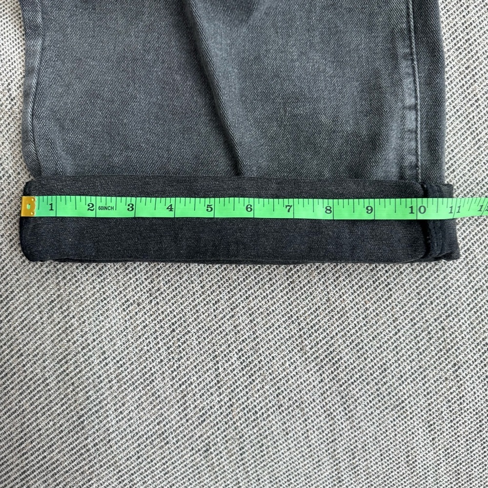 Distressed Black Denim Painters Jeans - Picture 11 of 14
